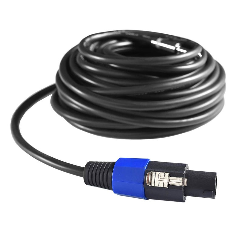 Yoico 2Pcs 10 Feet Professional Speakon to 1/4 Speaker Cable, Pair 10 ft 12 Gauge Speakon to 1/4 Male Inch Audio Amplifier Connection Heavy Duty Cord Wire with Twist Lock - Image 5